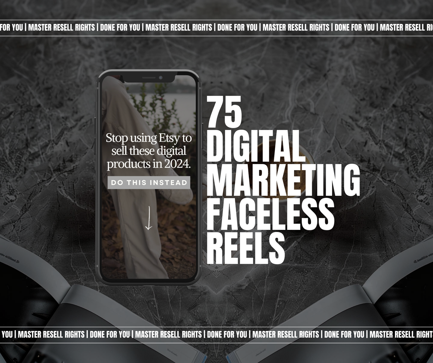 75 Digital Marketing Faceless Reels video pack preview