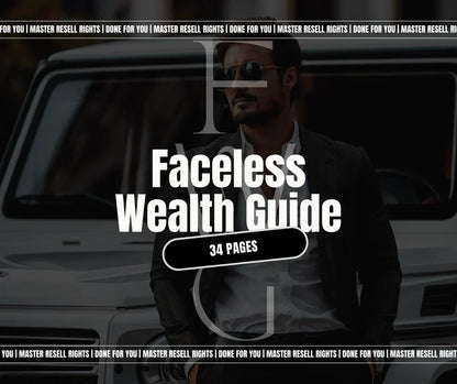 Faceless Wealth Guide Instagram business ebook cover