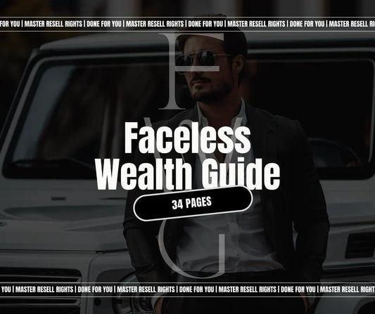 Faceless Wealth Guide Instagram business ebook cover