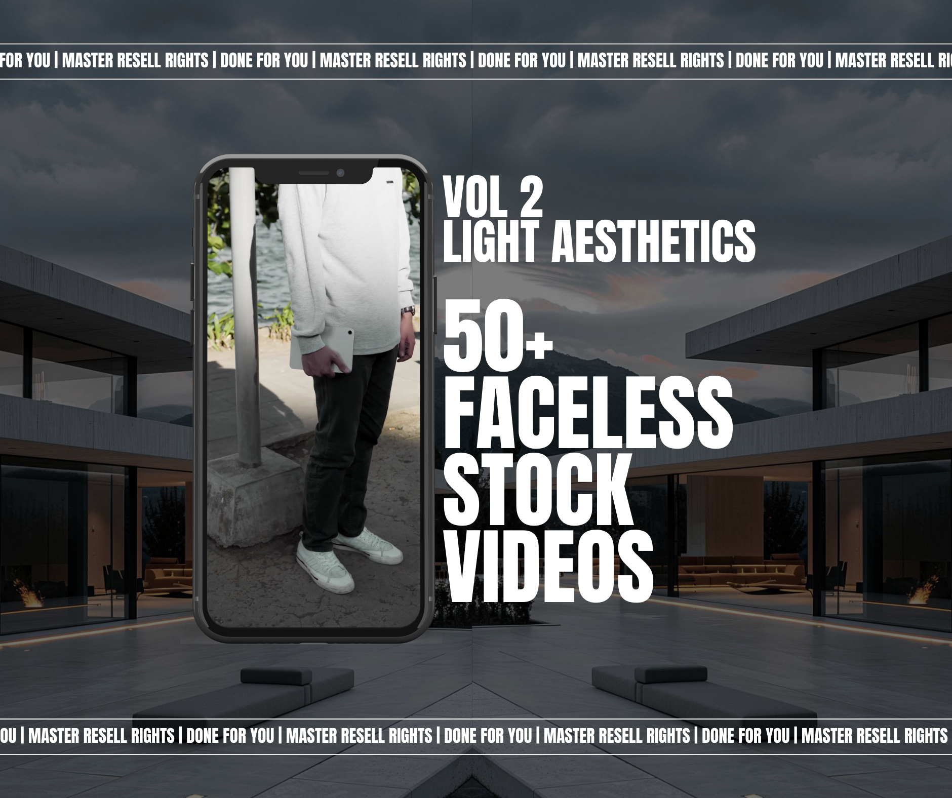 Vol 2 Light Aesthetic faceless stock video pack preview