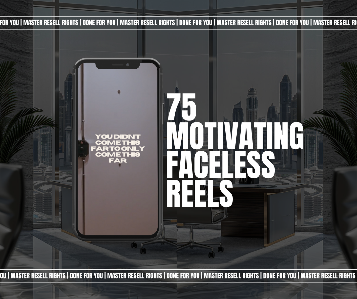 75 Motivating Faceless Reels video pack preview