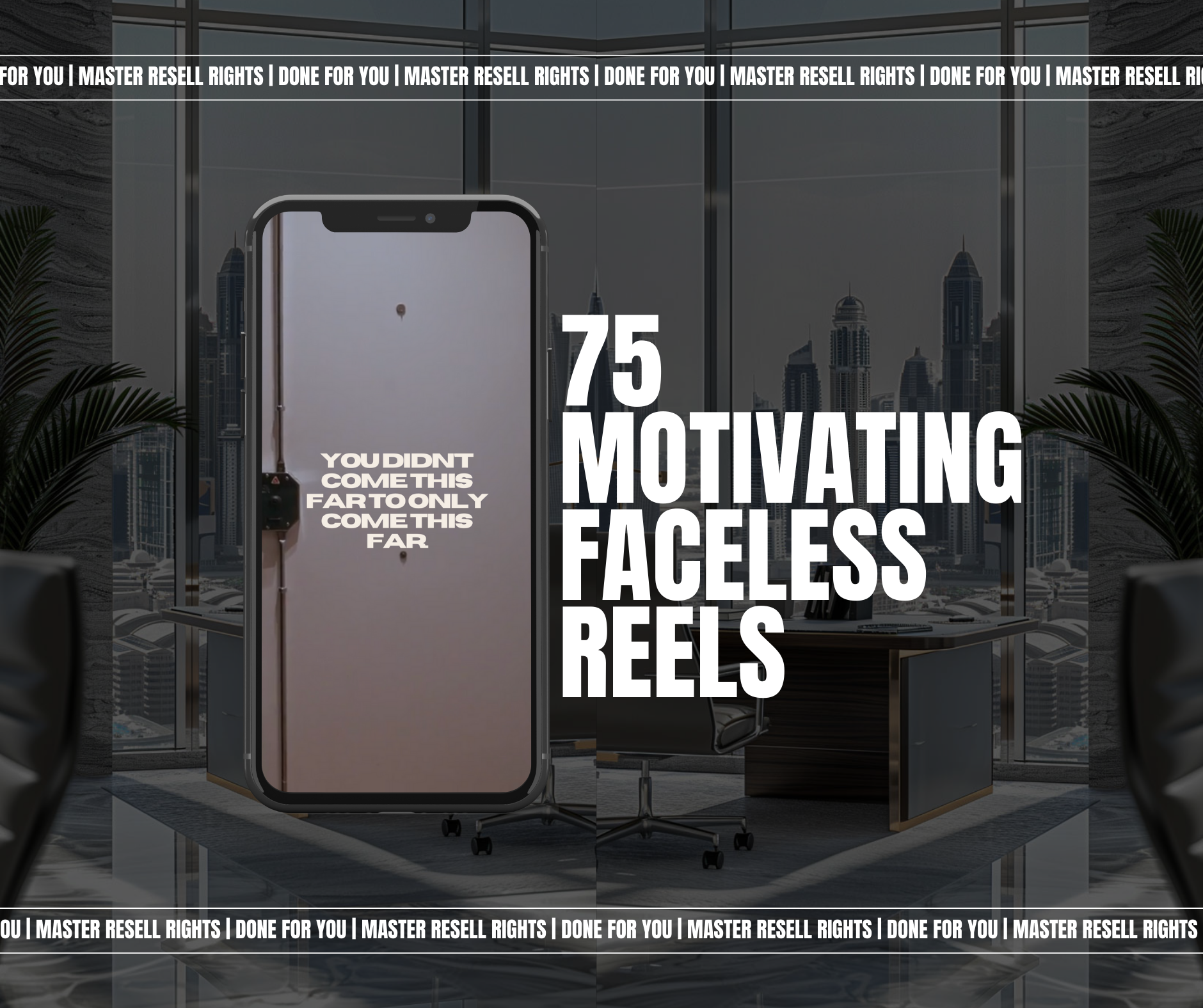 75 Motivating Faceless Reels video pack preview