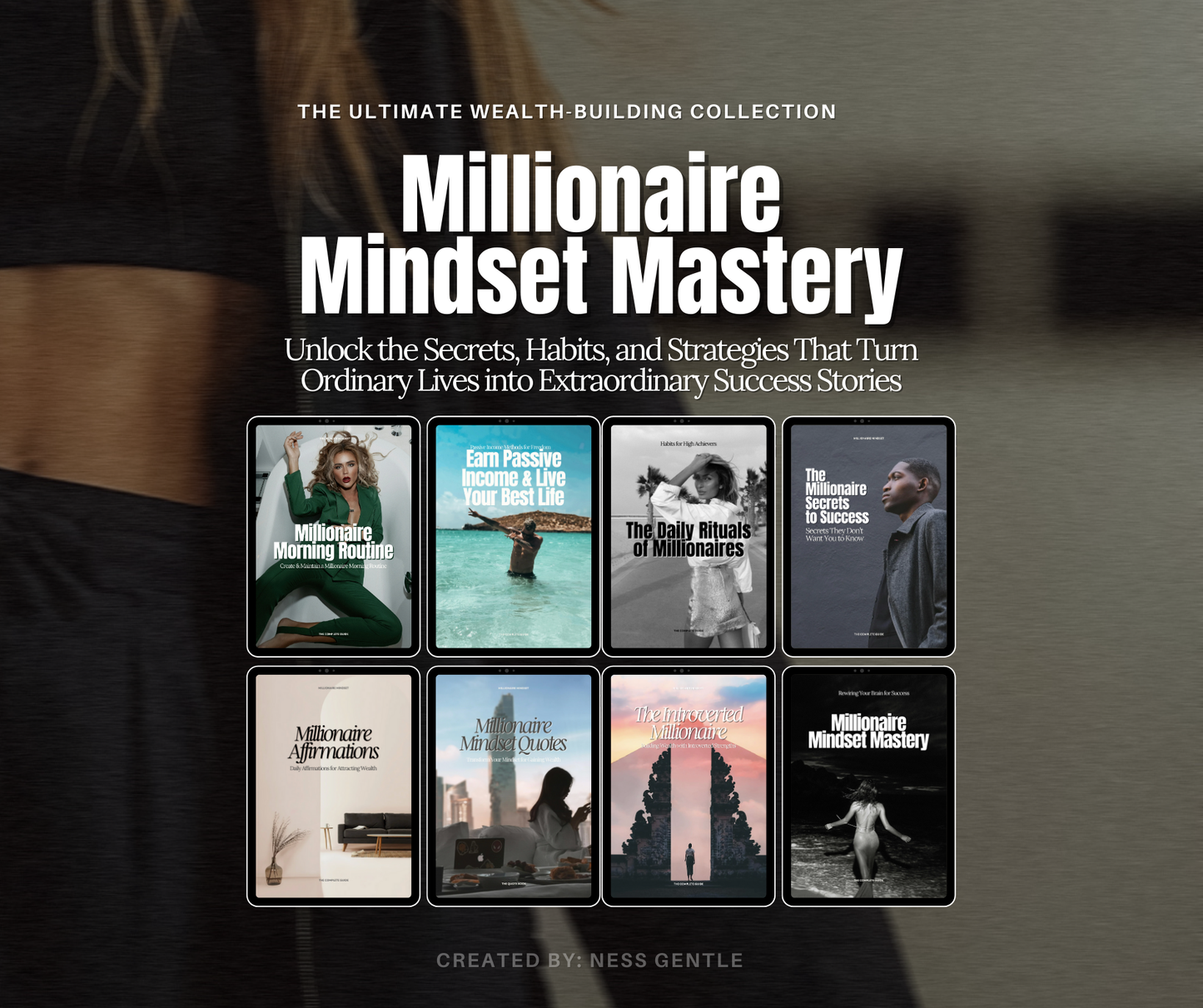 Millionaire Mindset Collection wealth journal bundle cover