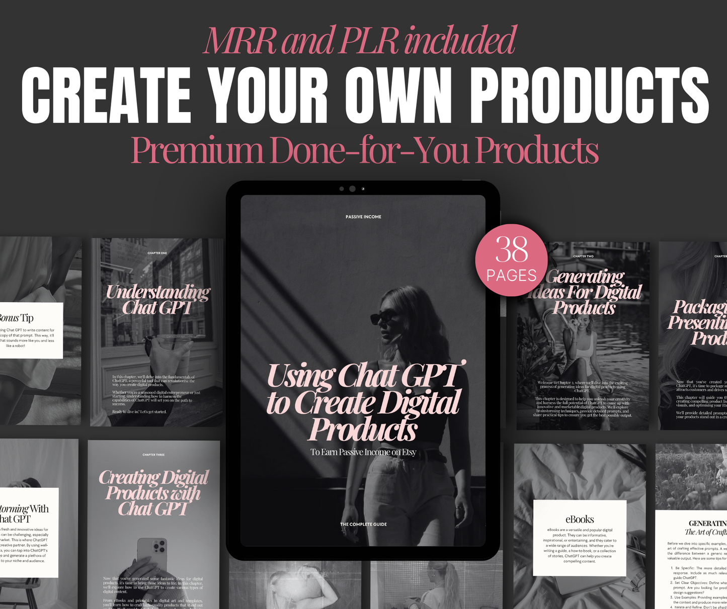 Use ChatGPT To Create Digital Products ebook cover