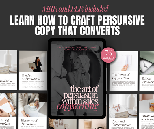 The Art of Persuasion in Sales Copywriting ebook cover