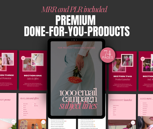1000 Email Marketing Campaign Subject Lines ebook cover